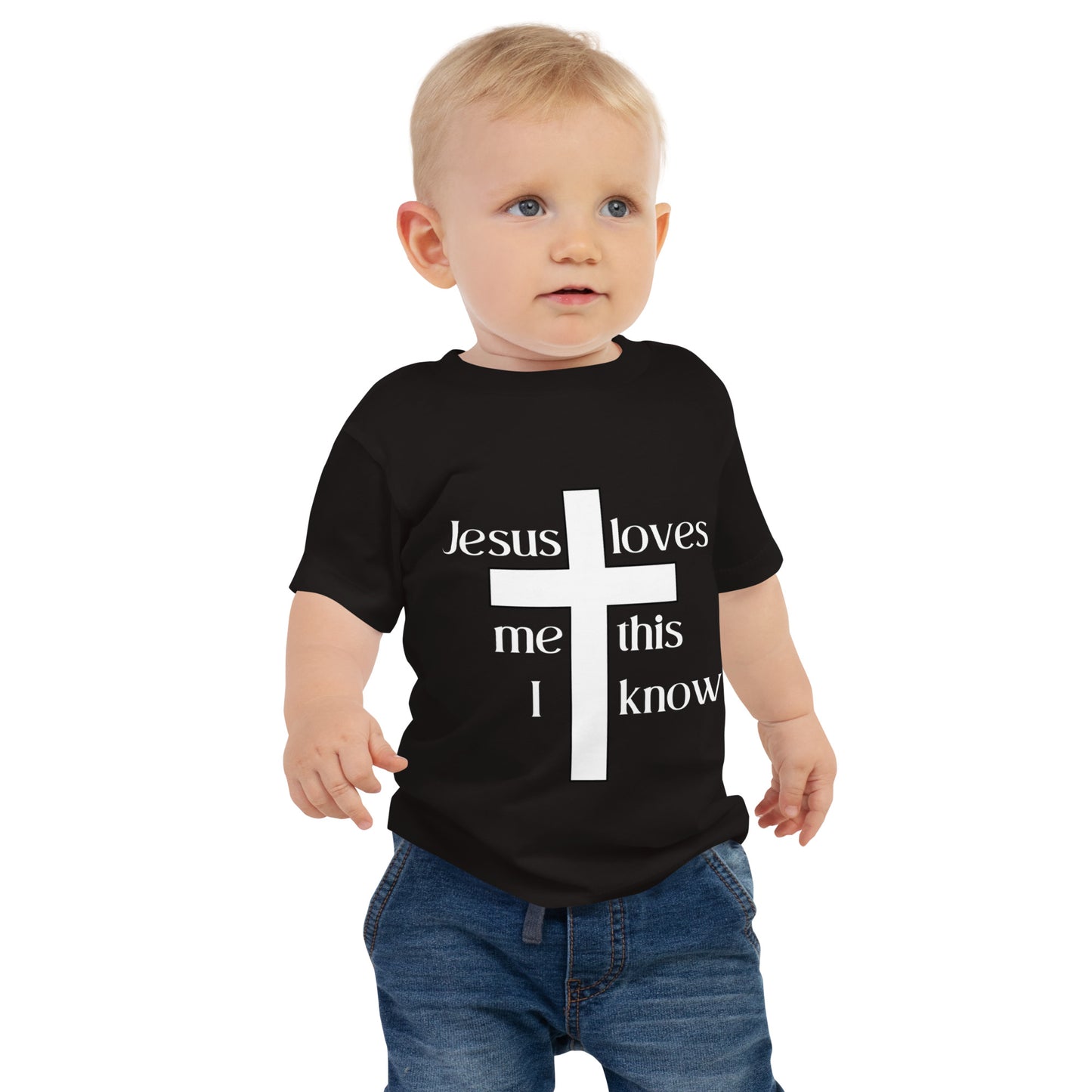 Jesus Loves Me This I know - Baby Short Sleeve Tee