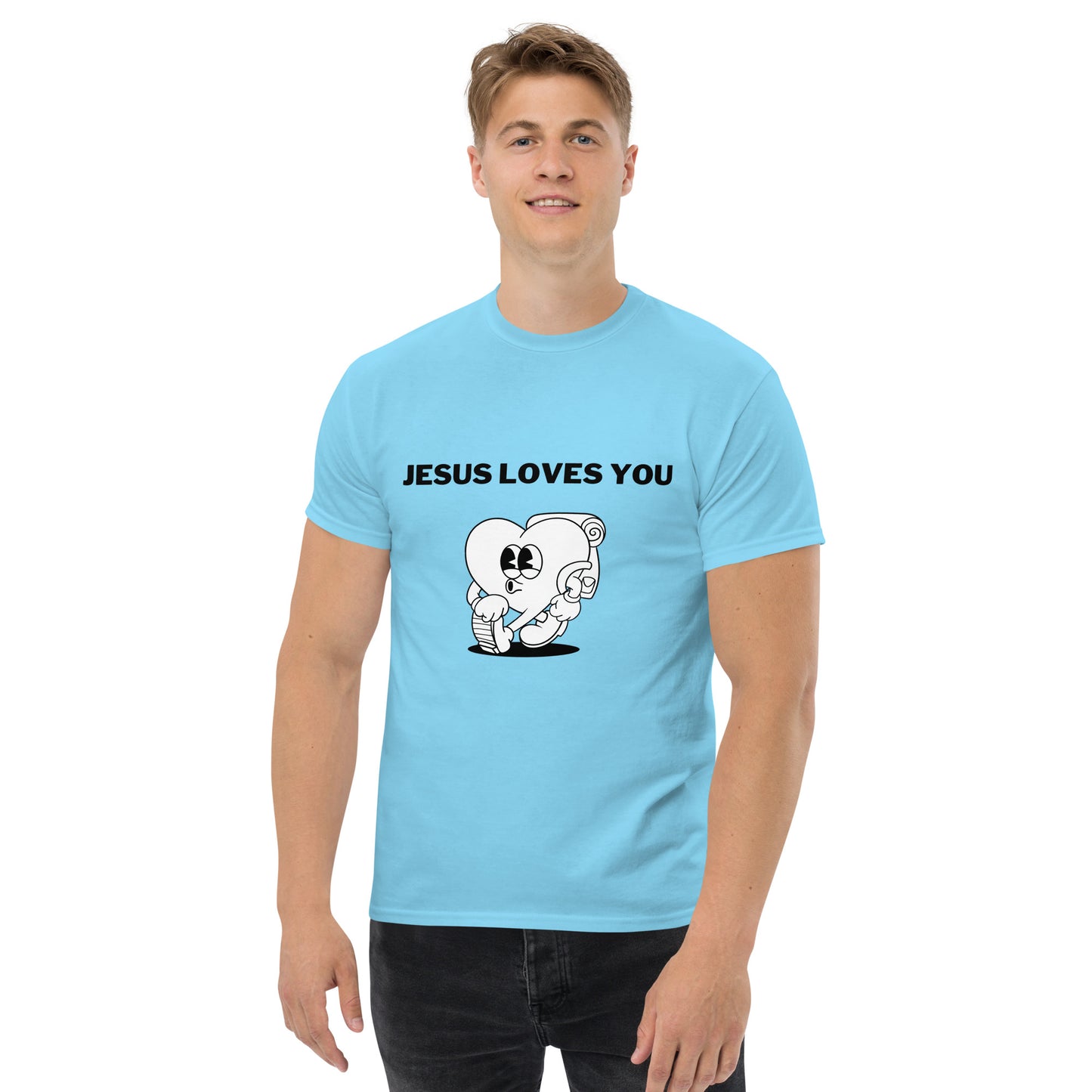 Jesus Loves You - Men's T-Shirt