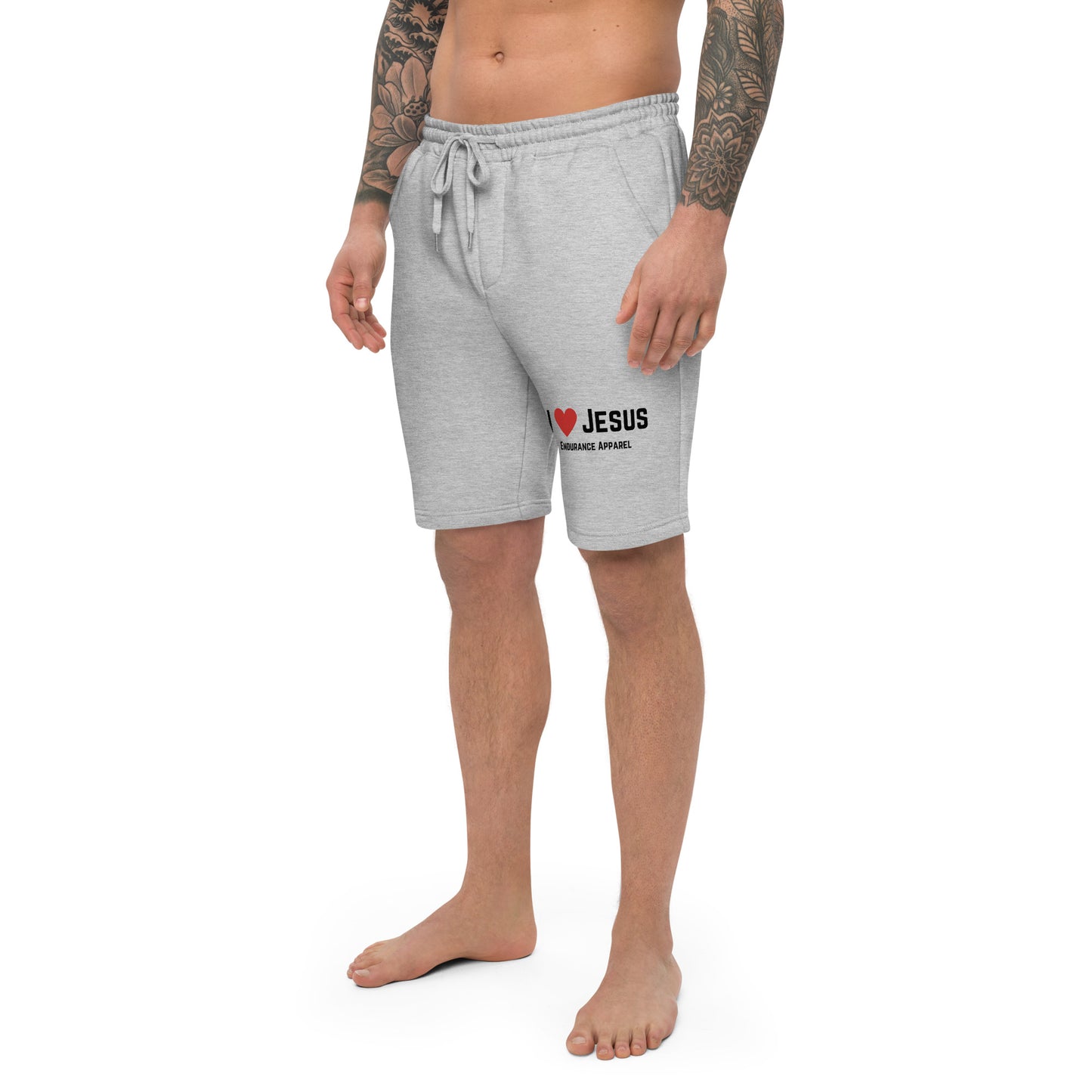 I Love Jesus - Men's fleece shorts