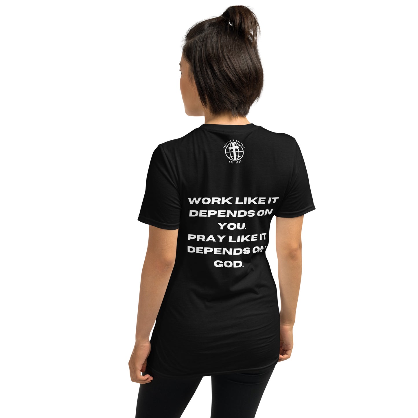 Pray like it depends on God T-shirt