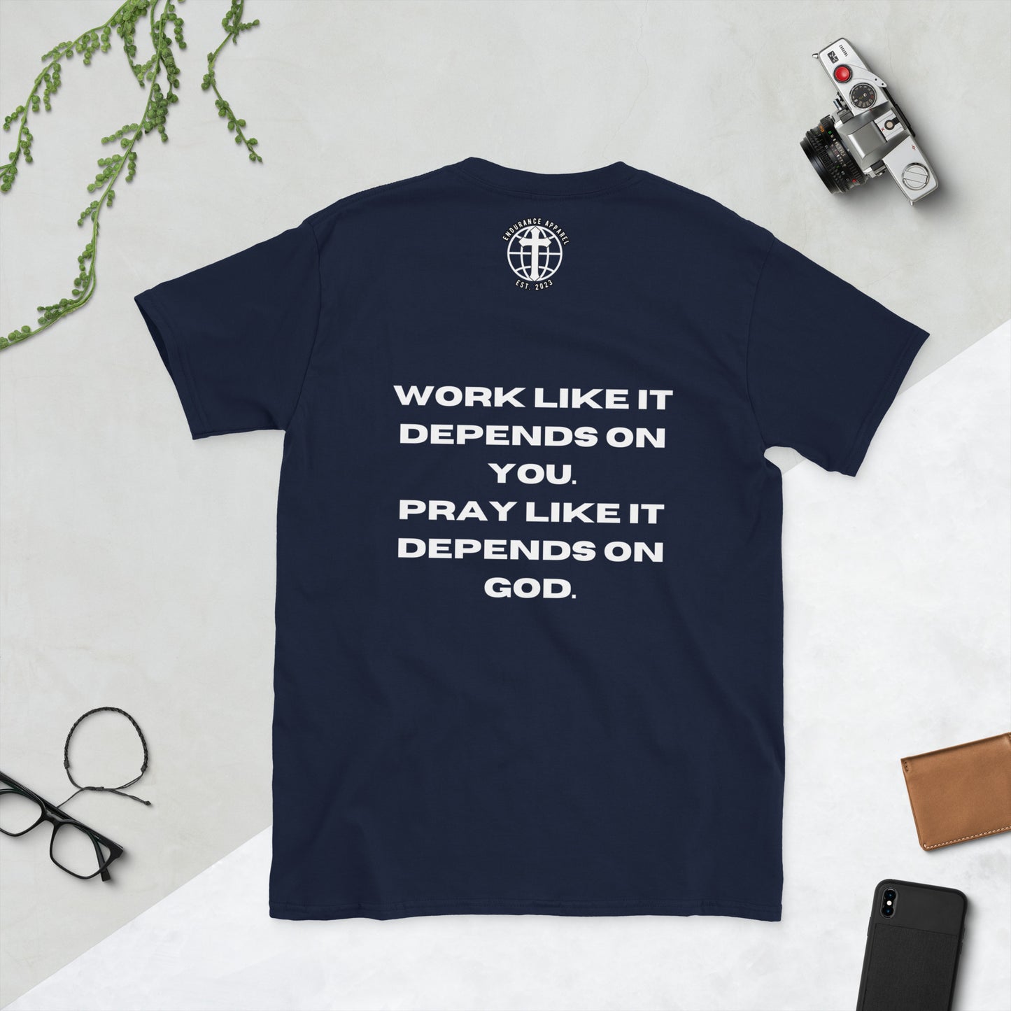 Pray like it depends on God T-shirt