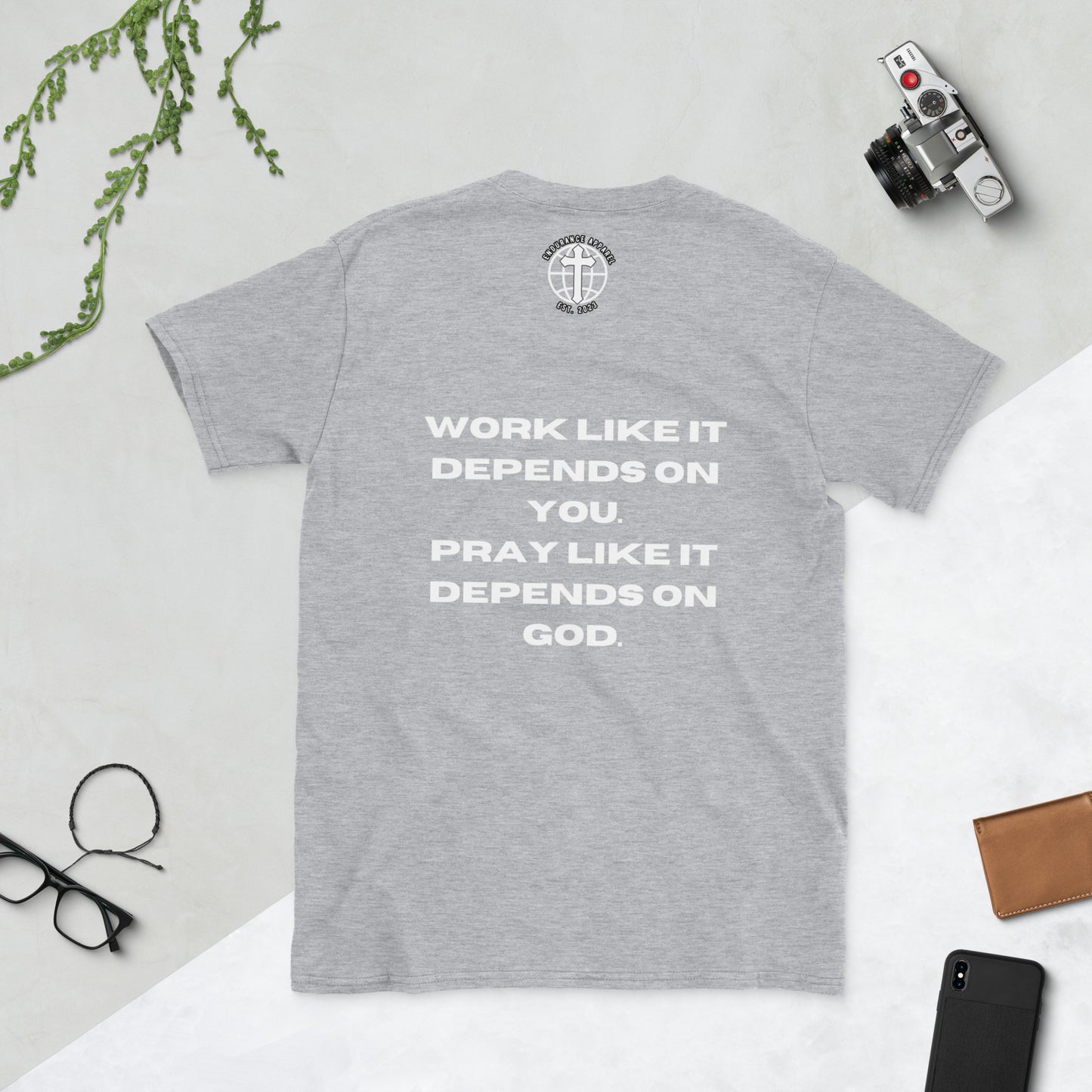 Pray like it depends on God T-shirt