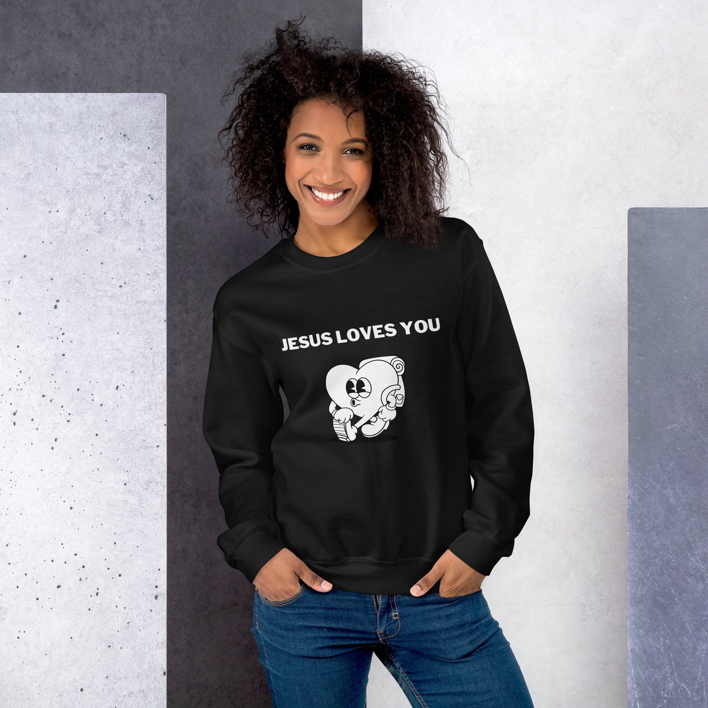 Jesus Loves You - Unisex Sweatshirt