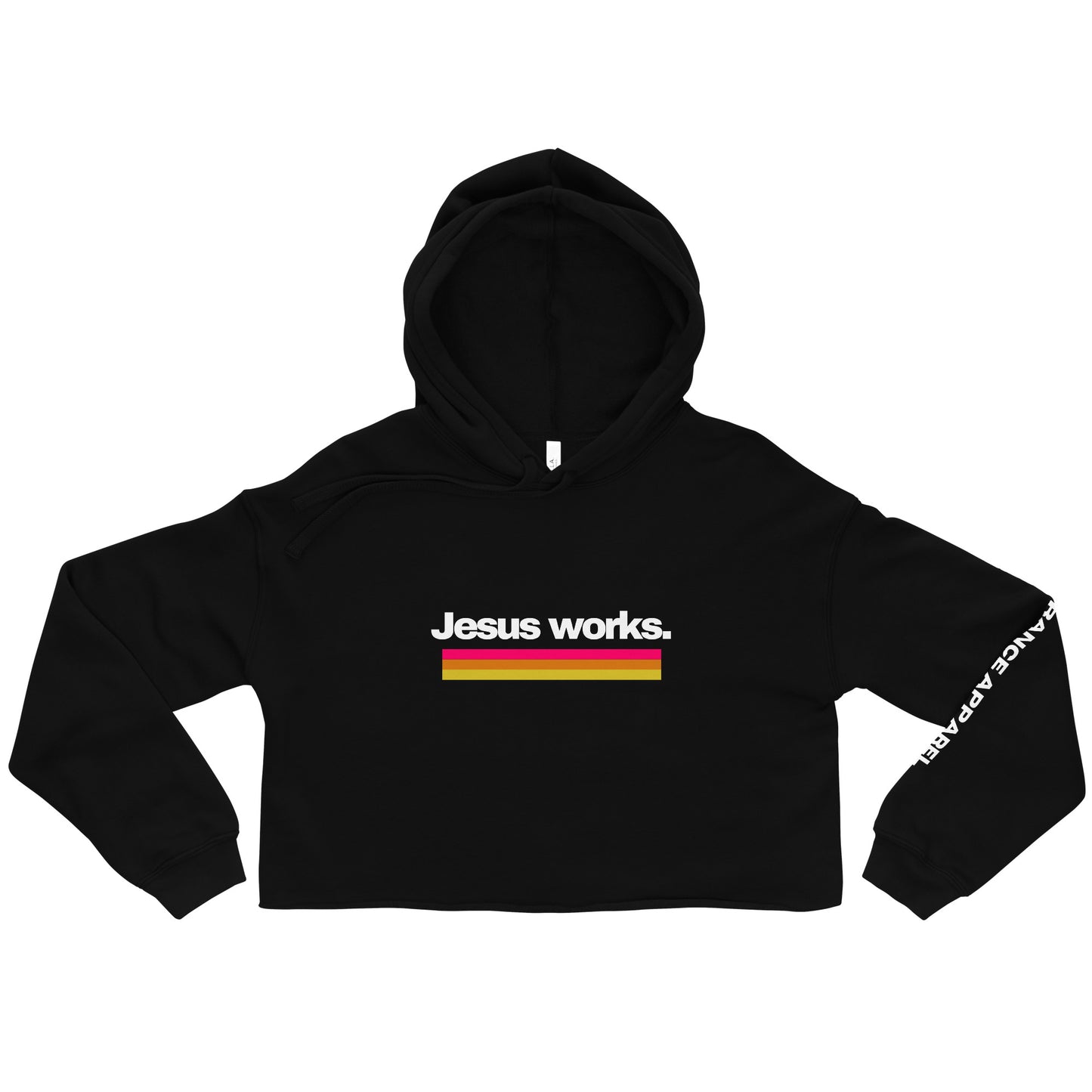 Jesus Works - Women Crop Hoodie