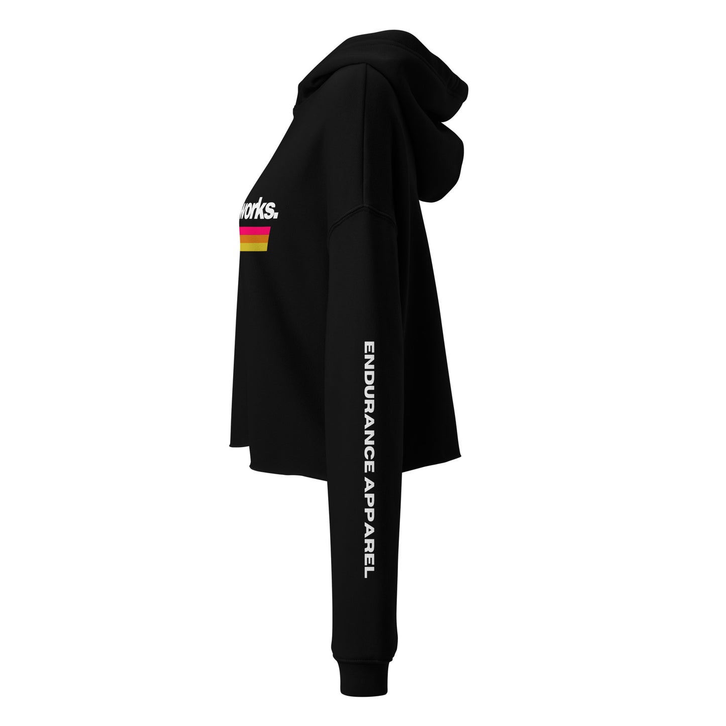 Jesus Works - Women Crop Hoodie