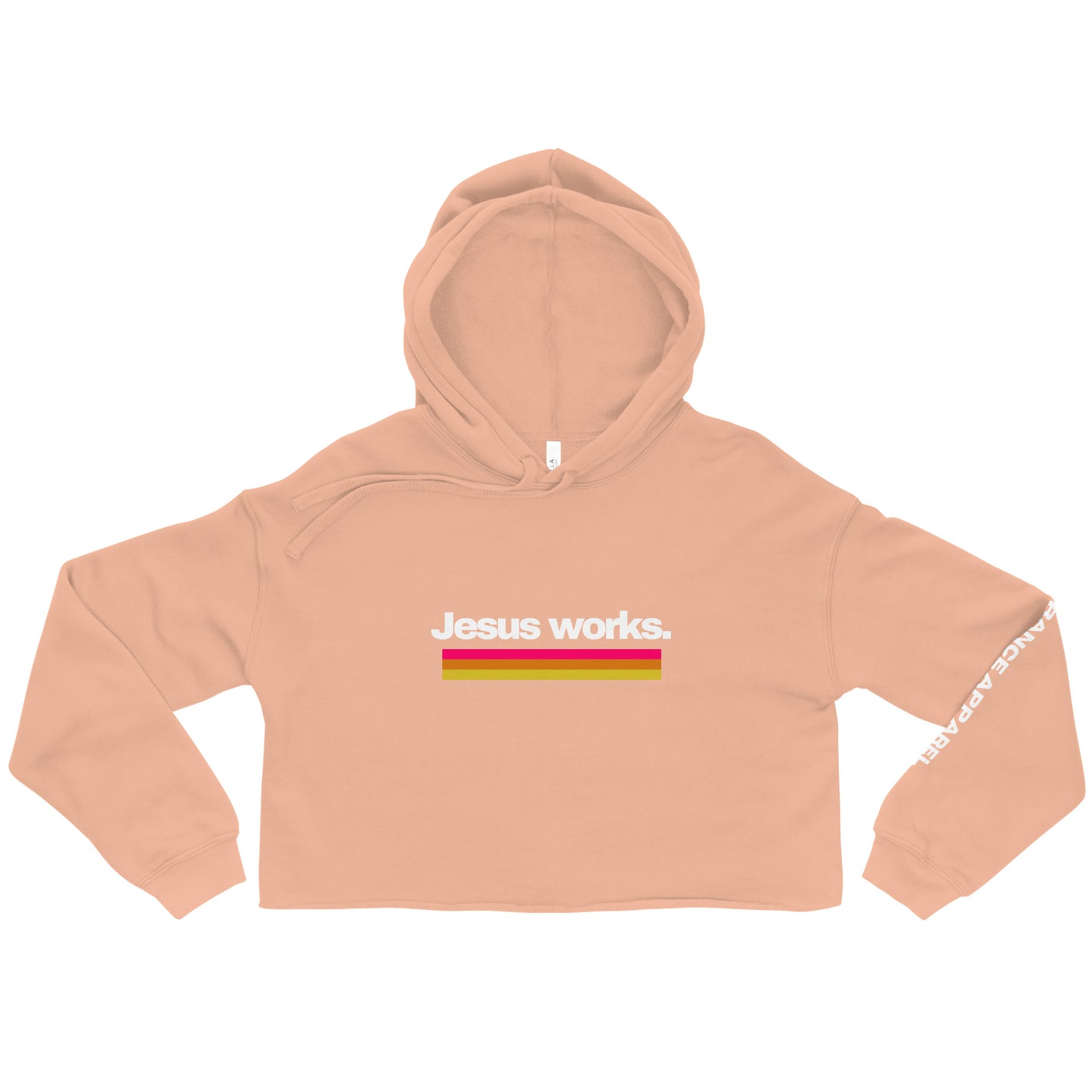 Jesus Works - Women Crop Hoodie