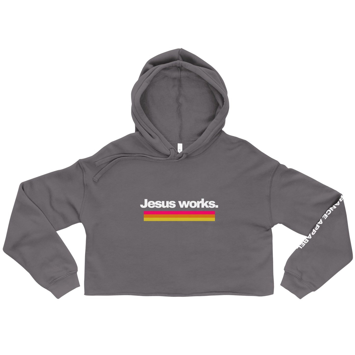 Jesus Works - Women Crop Hoodie