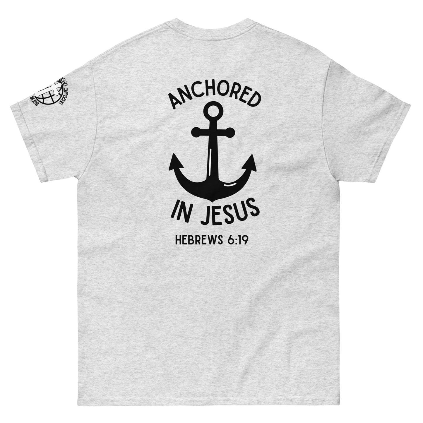 Anchored In Jesus Men's classic tee