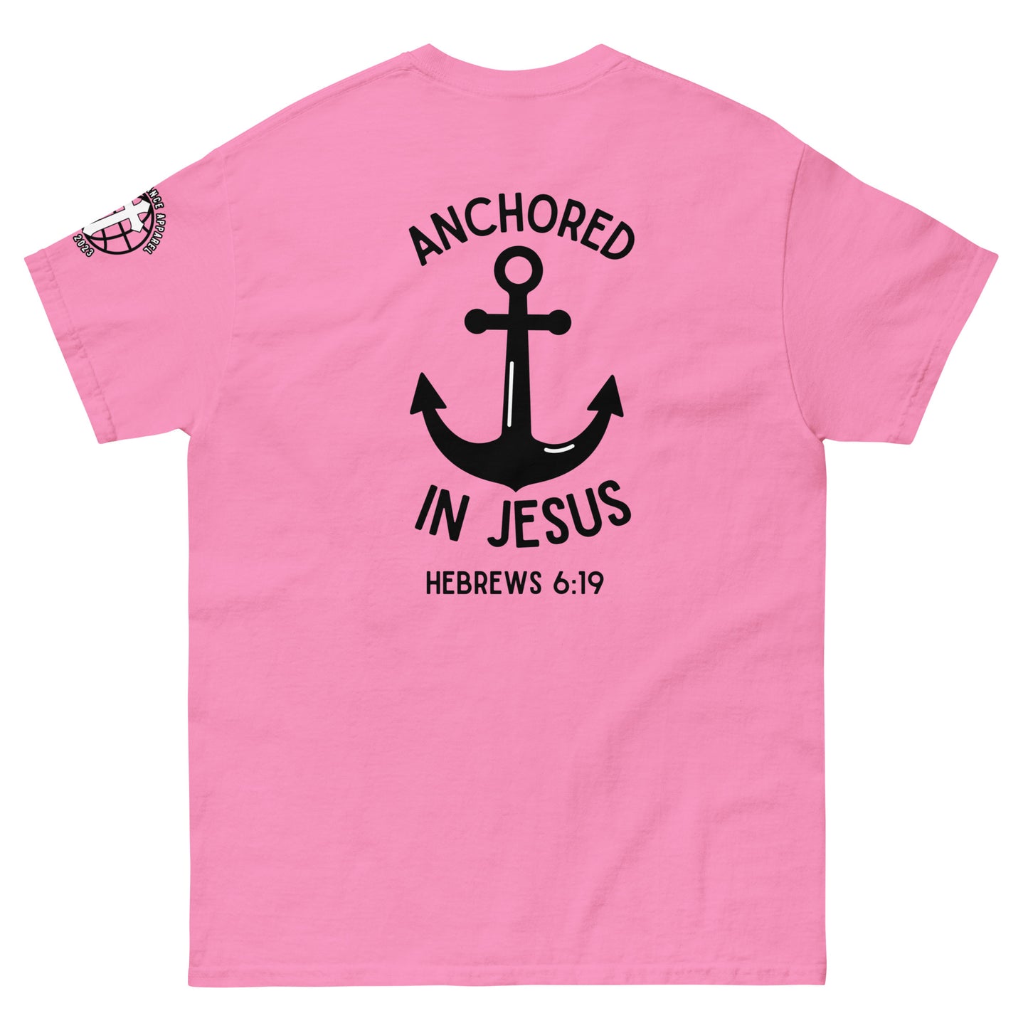 Anchored In Jesus Men's classic tee