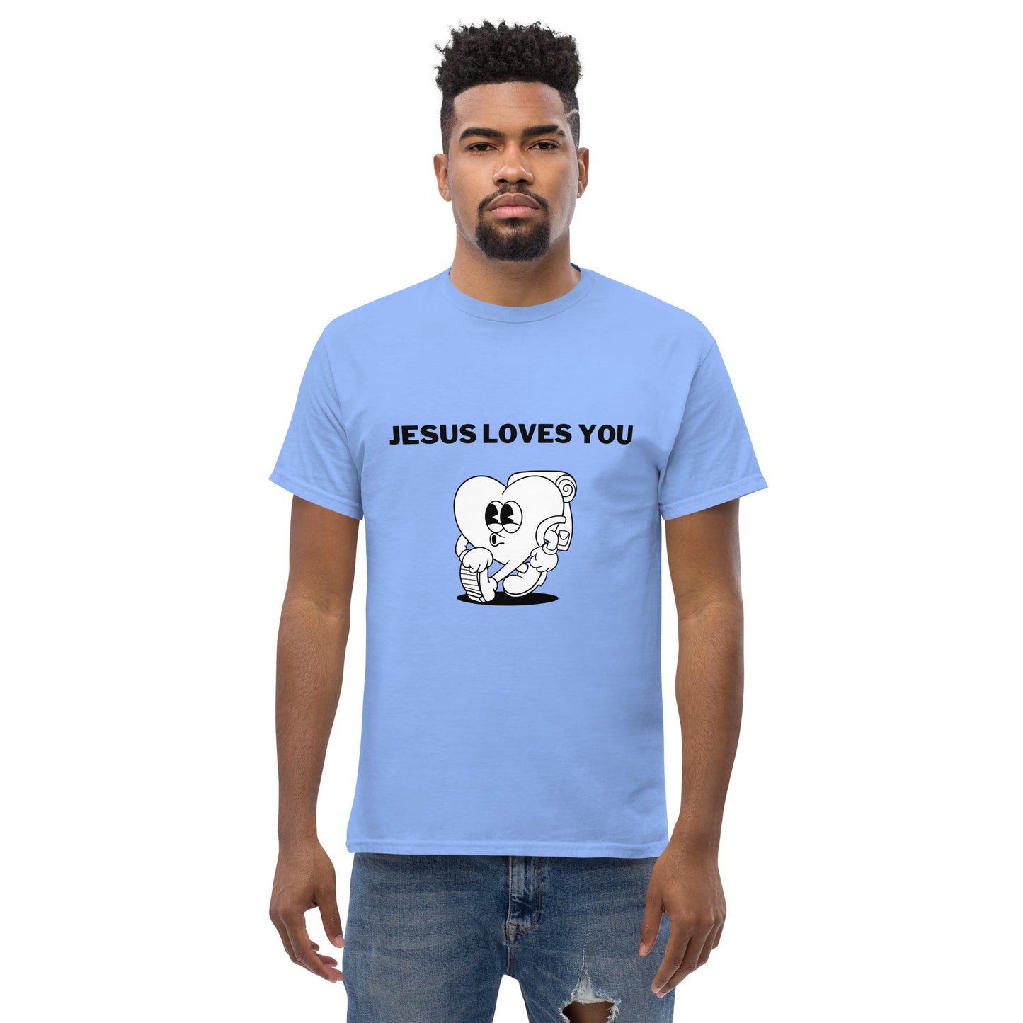 Jesus Loves You - Men's T-Shirt