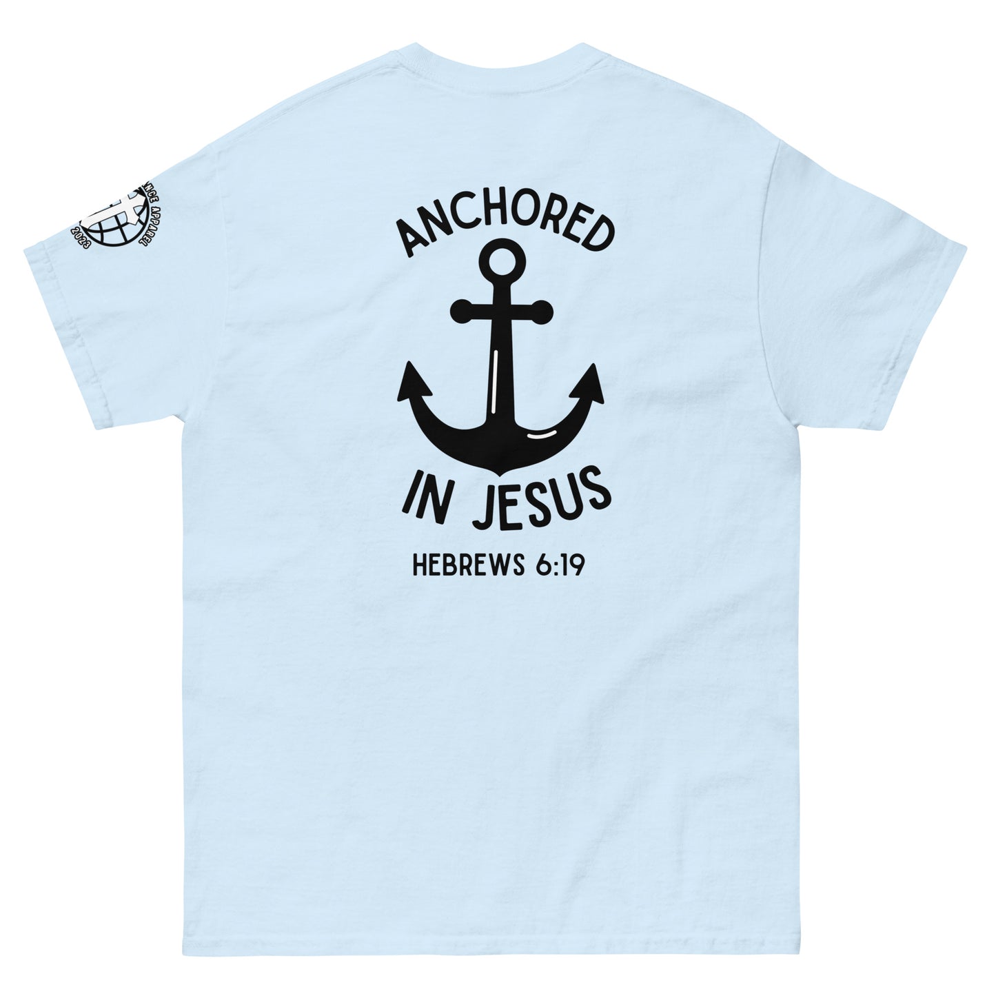 Anchored In Jesus Men's classic tee