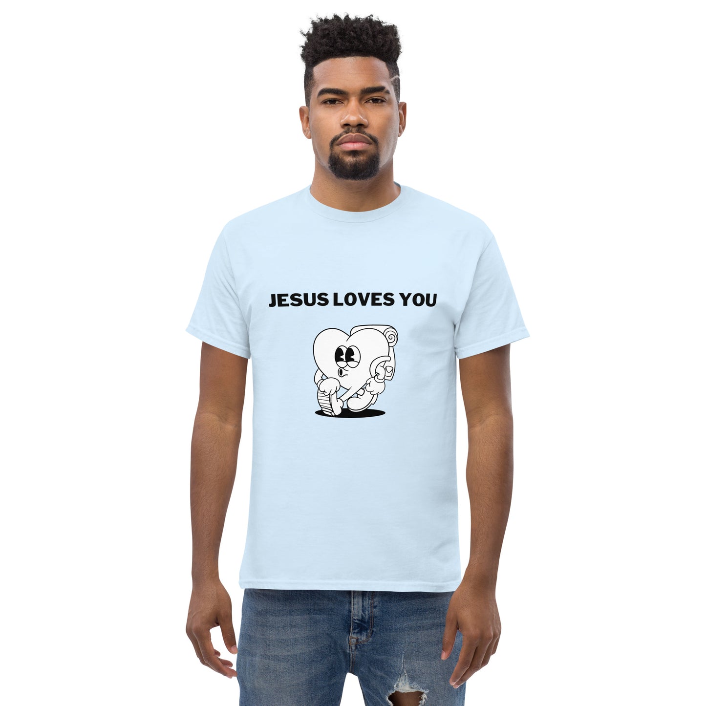 Jesus Loves You - Men's T-Shirt