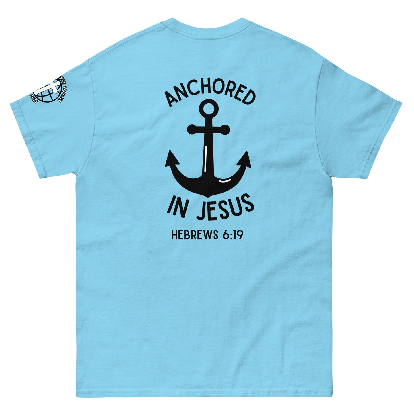 Anchored In Jesus Men's classic tee