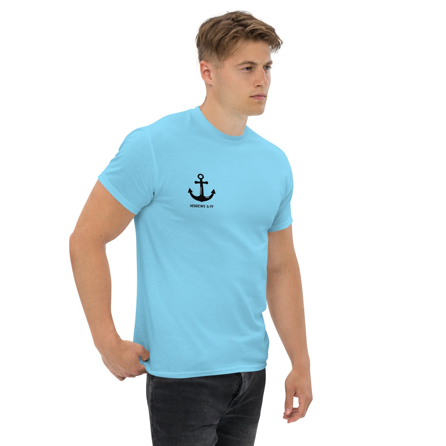 Anchored In Jesus Men's classic tee