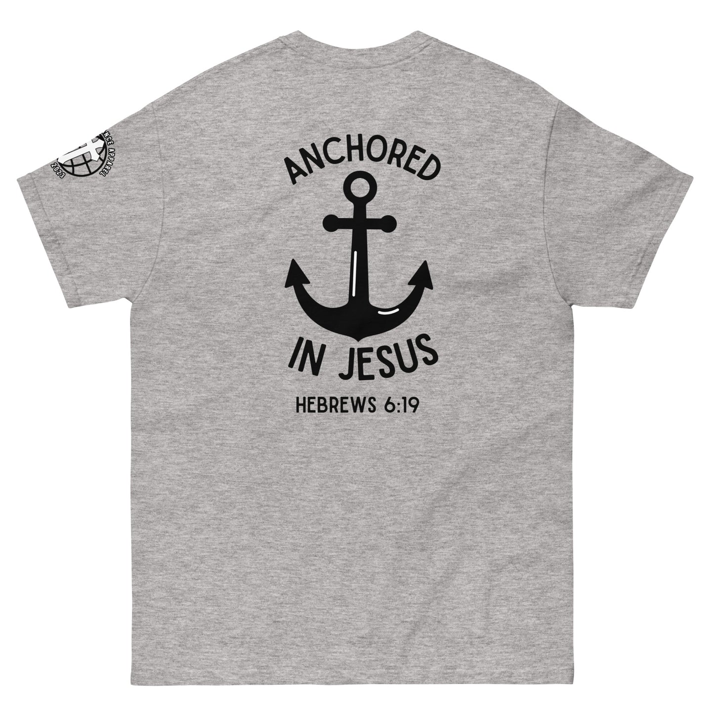 Anchored In Jesus Men's classic tee