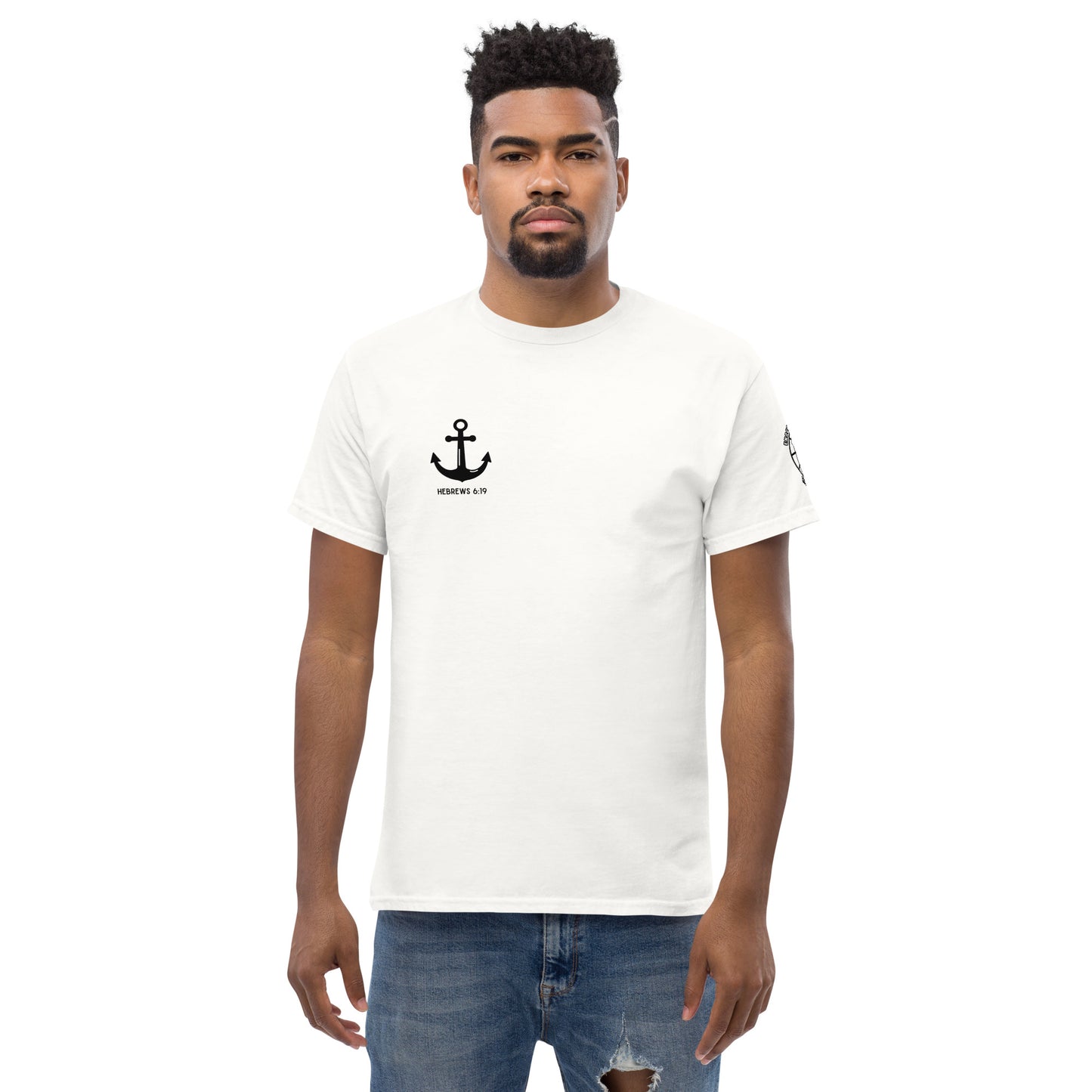 Anchored In Jesus Men's classic tee